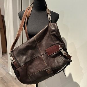 Roots Leather Bucket knapsack